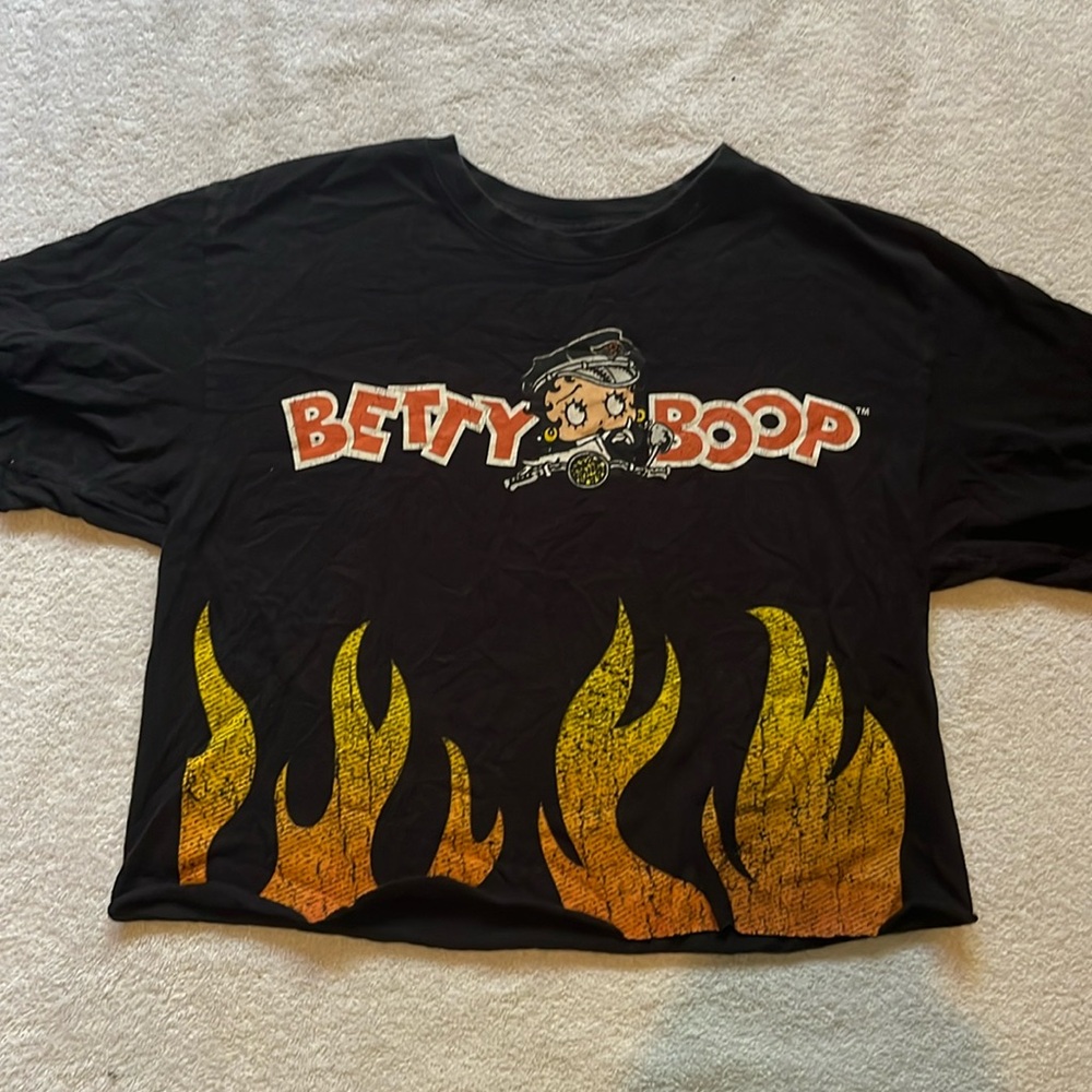 Black shirt of Betty boop size M